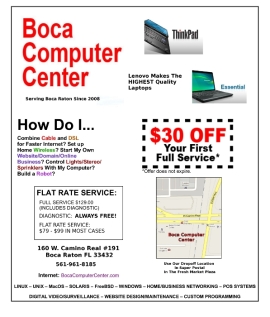 Coupon: Free Diagnostic. Save $30.00 on Full Service.